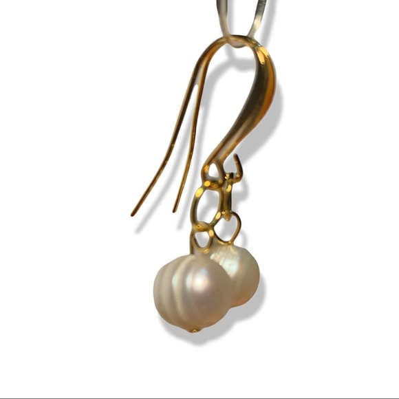 Genuine Pearl Drop Earrings NWT - Picture 11 of 12
